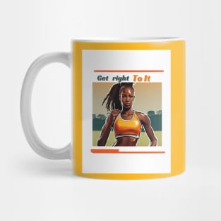 sportif african women Mug